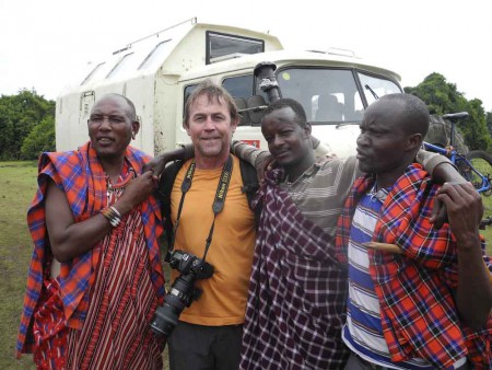 Masai Freunde in Kenia
